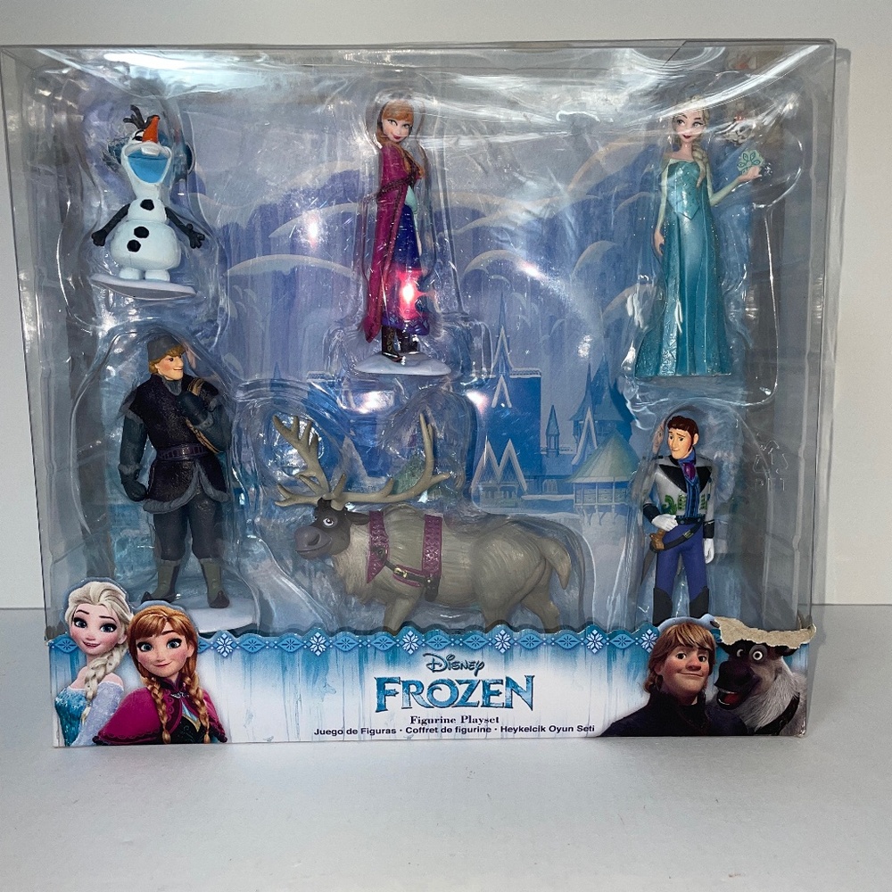 Disney Frozen 6-Piece Figurine Play-set New In Box, Great For Gifting